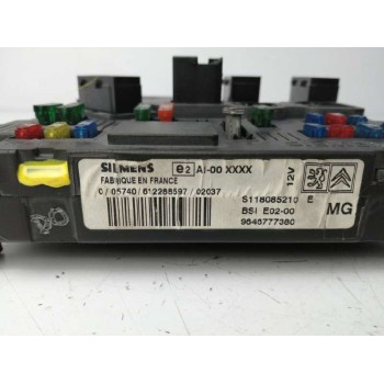Recambio de caja reles / fusibles para peugeot 206 berlina 1.4 hdi referencia OEM IAM 9646777380 S118085210E 