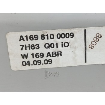 Recambio de bandeja trasera para mercedes-benz clase a (w169) 2.0 cat referencia OEM IAM A1698100009  