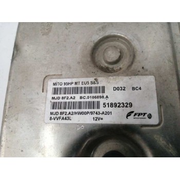 Recambio de centralita motor uce para alfa romeo mito (145) 1.3 jtd cat referencia OEM IAM 51892329  