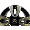 Recambio de llanta para citroën c3 aircross 1.2 12v e-thp / puretech referencia OEM IAM 13469363 16X6,5J IS20 4H 4X108