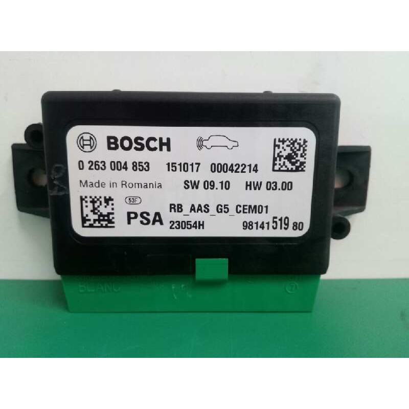 Recambio de modulo electronico para citroën c-elysee (dd_) 1.6 bluehdi 100 referencia OEM IAM 0263004853 0263004853 