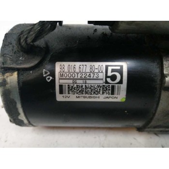 Recambio de motor arranque para citroën c4 picasso 1.6 blue-hdi fap referencia OEM IAM 9801667780 M000T22473 