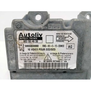 Recambio de centralita airbag para peugeot 407 sr confort referencia OEM IAM 9655880880 603554600 