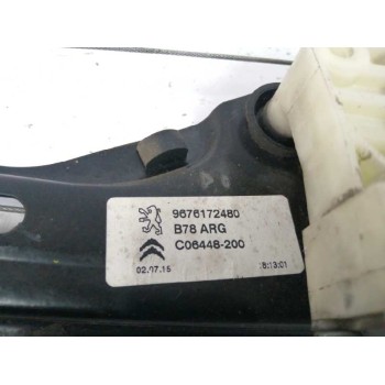 Recambio de elevalunas trasero izquierdo para citroën c4 picasso 1.6 blue-hdi fap referencia OEM IAM 9676172480 9675288380 