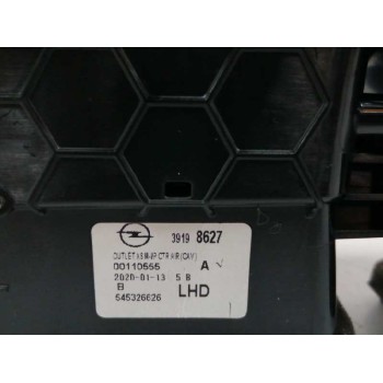 Recambio de rejilla aireadora para opel corsa f 1.2 referencia OEM IAM 39198627 CENTRAL 