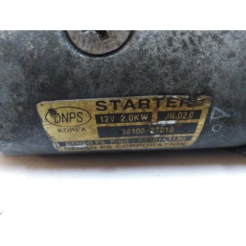 Recambio de motor arranque para hyundai tucson (jm) 2.0 crdi cat referencia OEM IAM 3610027010  