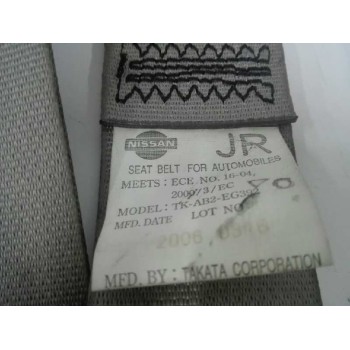 Recambio de cinturon seguridad delantero derecho para nissan x-trail (t30) comfort referencia OEM IAM TKAB2EG392  
