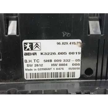 Recambio de mando climatizador para citroën c5 iii (rd_) 2.7 hdi referencia OEM IAM 96829415ZD  5HB00933205