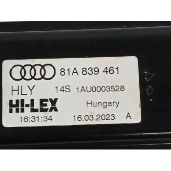 Recambio de elevalunas trasero izquierdo para audi q2 (gab, gag) 35 tfsi referencia OEM IAM 81A839461  