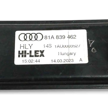 Recambio de elevalunas trasero derecho para audi q2 (gab, gag) 35 tfsi referencia OEM IAM 81A839462  