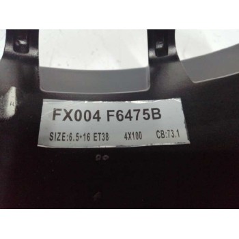 Recambio de llanta para renault clio iii 1.2 16v referencia OEM IAM FX004 6,5X16 ET38 4X100