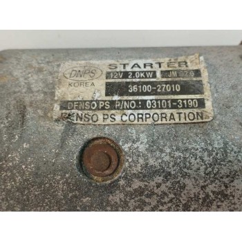 Recambio de motor arranque para kia carens iii monospace (un) 2.0 crdi 140 referencia OEM IAM 3610027010  