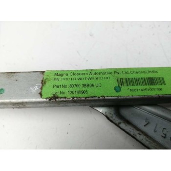 Recambio de elevalunas delantero derecho para nissan note 1.2 cat referencia OEM IAM 807003BB0A 827301HB1A 