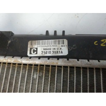 Recambio de radiador agua para nissan note 1.2 cat referencia OEM IAM 214103VA1A  