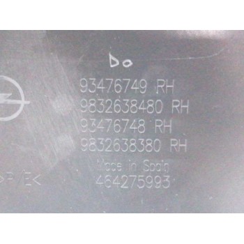 Recambio de guarnecido puerta delantera derecha para opel corsa f 1.2 referencia OEM IAM 93476749 9832638480 NEGRO