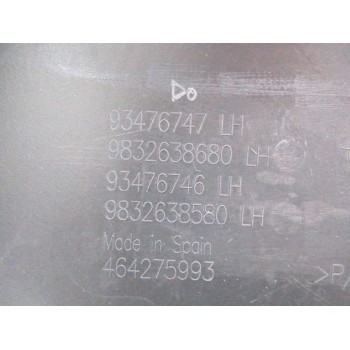 Recambio de guarnecido puerta delantera izquierda para opel corsa f 1.2 referencia OEM IAM 93476747 9832638680 NEGRO