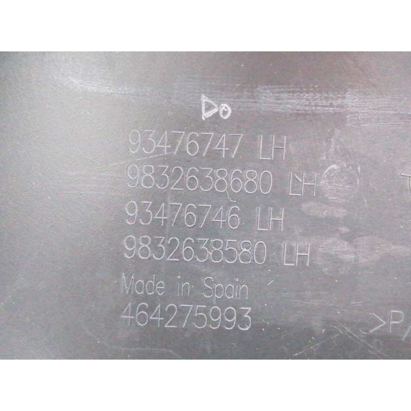 GUARNECIDO PUERTA DELANTERA IZQUIERDA 9832638680 NEGRO