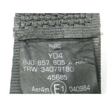 Recambio de cinturon seguridad trasero izquierdo para seat ibiza (6j5) 1.9 tdi referencia OEM IAM 6J0857805A  
