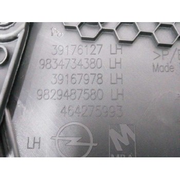 Recambio de guarnecido puerta trasera izquierda para opel corsa f 1.2 referencia OEM IAM 39176127 9834734380 NEGRO