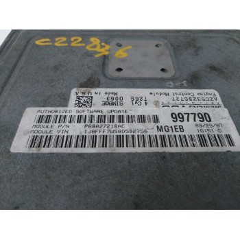 Recambio de centralita motor uce para jeep compass 2.4 16v cat referencia OEM IAM P68027218AC A2C53286727 