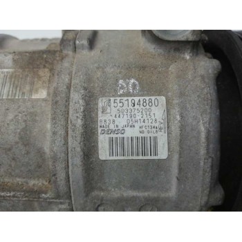 Recambio de compresor aire acondicionado para fiat grande punto (199) 1.4 referencia OEM IAM 55194880 5D3375200 
