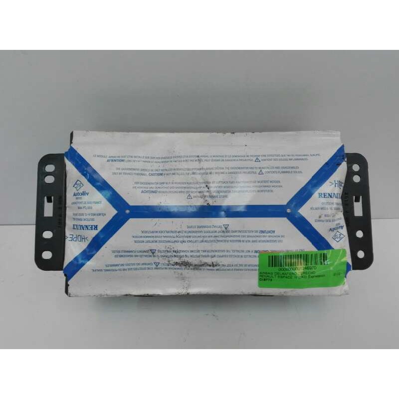 Recambio de airbag delantero derecho para renault espace iv (jk0) expression referencia OEM IAM 8200091694  