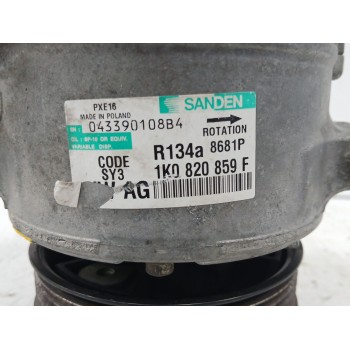 Recambio de compresor aire acondicionado para volkswagen golf v (1k1) 1.9 tdi referencia OEM IAM 1K0820859F  