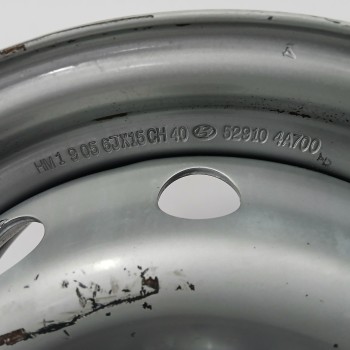 Recambio de llanta para hyundai h 1 2.5 turbodiesel cat referencia OEM IAM 529104A700 6JX15CH ET40 5H 5X120