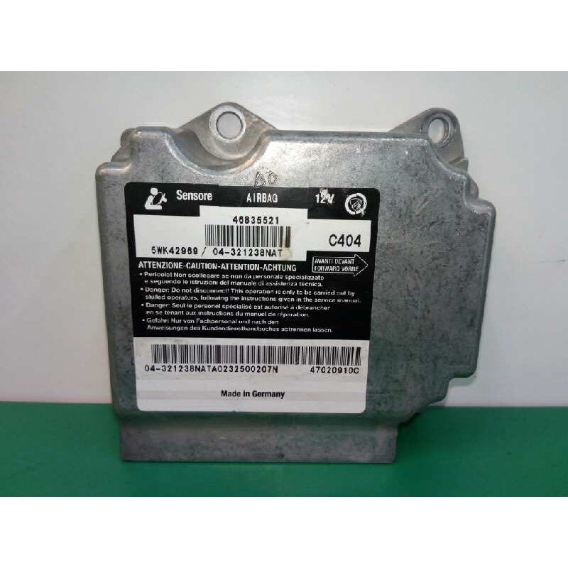 Recambio de centralita airbag para fiat stilo multi wagon (192) 1.9 jtd 115 referencia OEM IAM 46835521 5WK42969 
