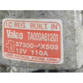 Recambio de alternador para hyundai terracan (hp) 2.9 crdi cat referencia OEM IAM 373004X503 110A TA000A61201