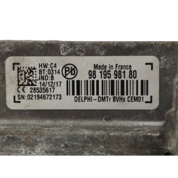 Recambio de modulo electronico para citroën c4 picasso 1.2 12v e-thp referencia OEM IAM 9819598180 START STOP 