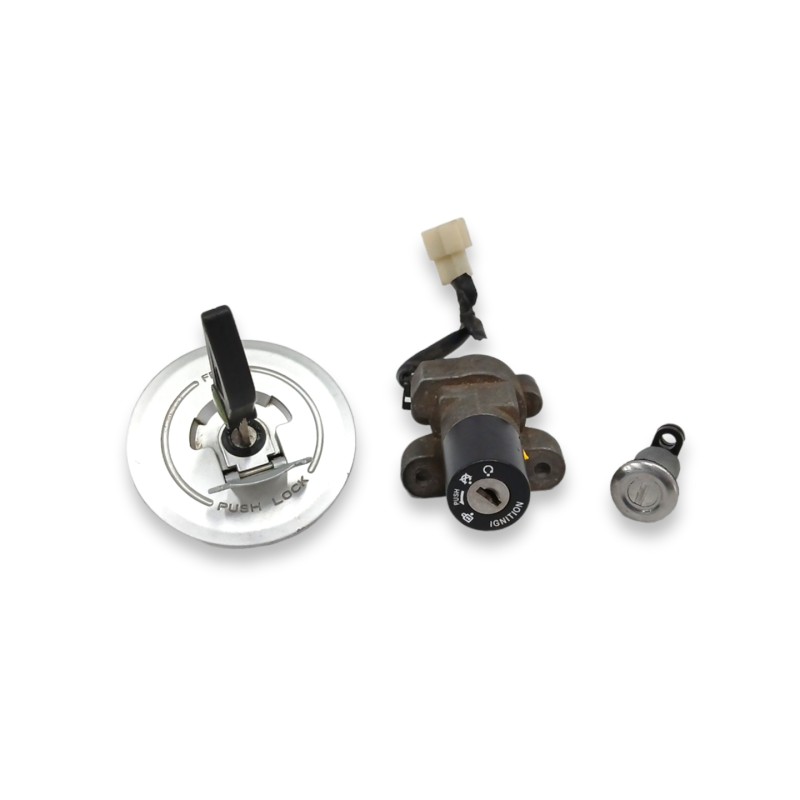 Recambio de kit cerraduras para benelli bn 125 bn 125 referencia OEM IAM 88000V020000 ANTIRROBO TAPON GASOLINA CERRADURA ASIENTO