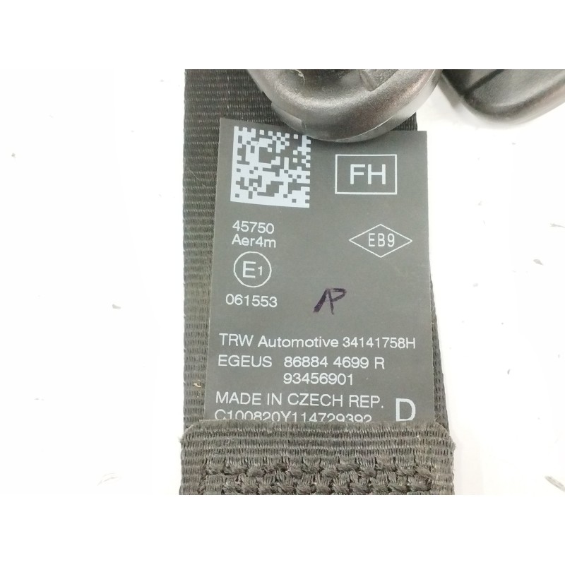 CINTURON SEGURIDAD DELANTERO DERECHO 934456901