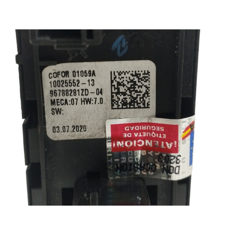 MANDO ELEVALUNAS DELANTERO IZQUIERDO