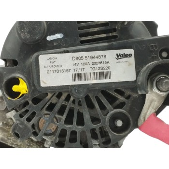 Recambio de alternador para fiat qubo (300) trekking referencia OEM IAM 51944878 120A TG12S220