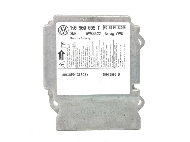 Recambio de centralita airbag para seat altea xl (5p5) reference referencia OEM IAM 1K0909605T 5WK43412 Recambio de centralita airbag para seat altea xl (5p5) reference referencia OEM IAM 1K0909605T 5WK43412
