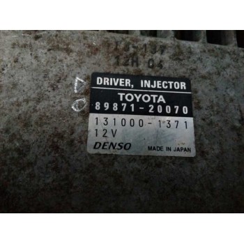 Recambio de modulo electronico para toyota corolla verso (r1) 2,2 d-4d sport referencia OEM IAM 8987120070 CENTRALITA INYECCION 