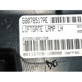 Recambio de piloto trasero izquierdo interior para fiat freemont (345_) 2.0 jtd 4x4 referencia OEM IAM 68078517AE 6728102150 001