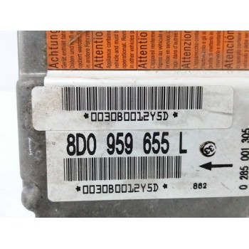 Recambio de centralita airbag para audi a4 berlina (b5) 1.9 tdi referencia OEM IAM 8D0959655L 0285001305 
