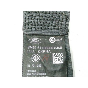 Recambio de cinturon seguridad trasero derecho para ford focus iii 1.0 ecoboost referencia OEM IAM BM51611B68AF  