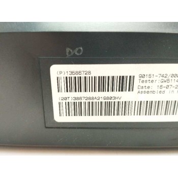 Recambio de modulo electronico para opel astra j lim. 1.7 16v cdti referencia OEM IAM 13586728 CENTRALITA AIRE ACONDICIONADO 