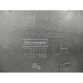 Recambio de guarnecido puerta delantera izquierda para opel crossland x 1.2 referencia OEM IAM 1735479X NEGRO 