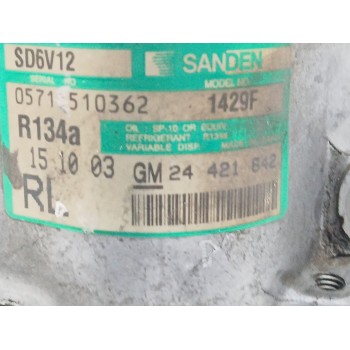 Recambio de compresor aire acondicionado para opel meriva a monospace (x03) 1.7 cdti (e75) referencia OEM IAM 24421842  