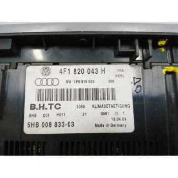 Recambio de mando climatizador para audi a6 berlina (4f2) 3.0 tdi quattro (165kw) referencia OEM IAM 4F1820043H OBSERVAR FOTOS 5