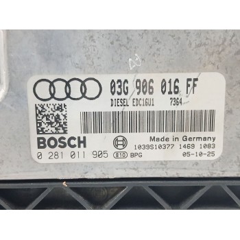 Recambio de centralita motor uce para audi a3 sportback (8pa) 2.0 tdi 16v referencia OEM IAM 03G906016FF  0281011905