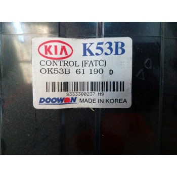 Recambio de mando climatizador para kia carnival ii (gq) 2.9 crdi referencia OEM IAM 0K53B61190D  