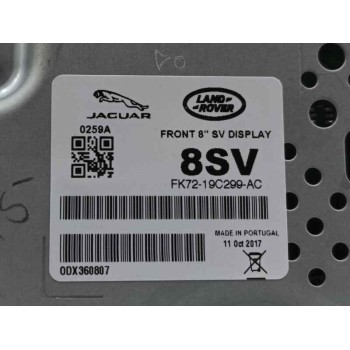 Recambio de pantalla multifuncion para jaguar f-pace (x761) 2.0 td4 awd referencia OEM IAM FK7219C299AC  