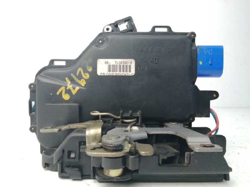 Recambio de cerradura puerta trasera derecha para seat altea (5p1) 1.9 tdi referencia OEM IAM 7L0839016  