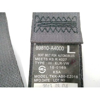 Recambio de cinturon seguridad trasero izquierdo para kia carens iv 1.7 crdi referencia OEM IAM 89810A4000  