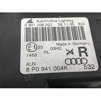 Recambio de faro derecho para audi a3 sportback (8pa) 2.0 tdi 16v referencia OEM IAM 8P0941004K  0301206202